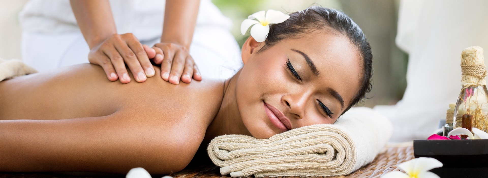 Spa massage outdoor